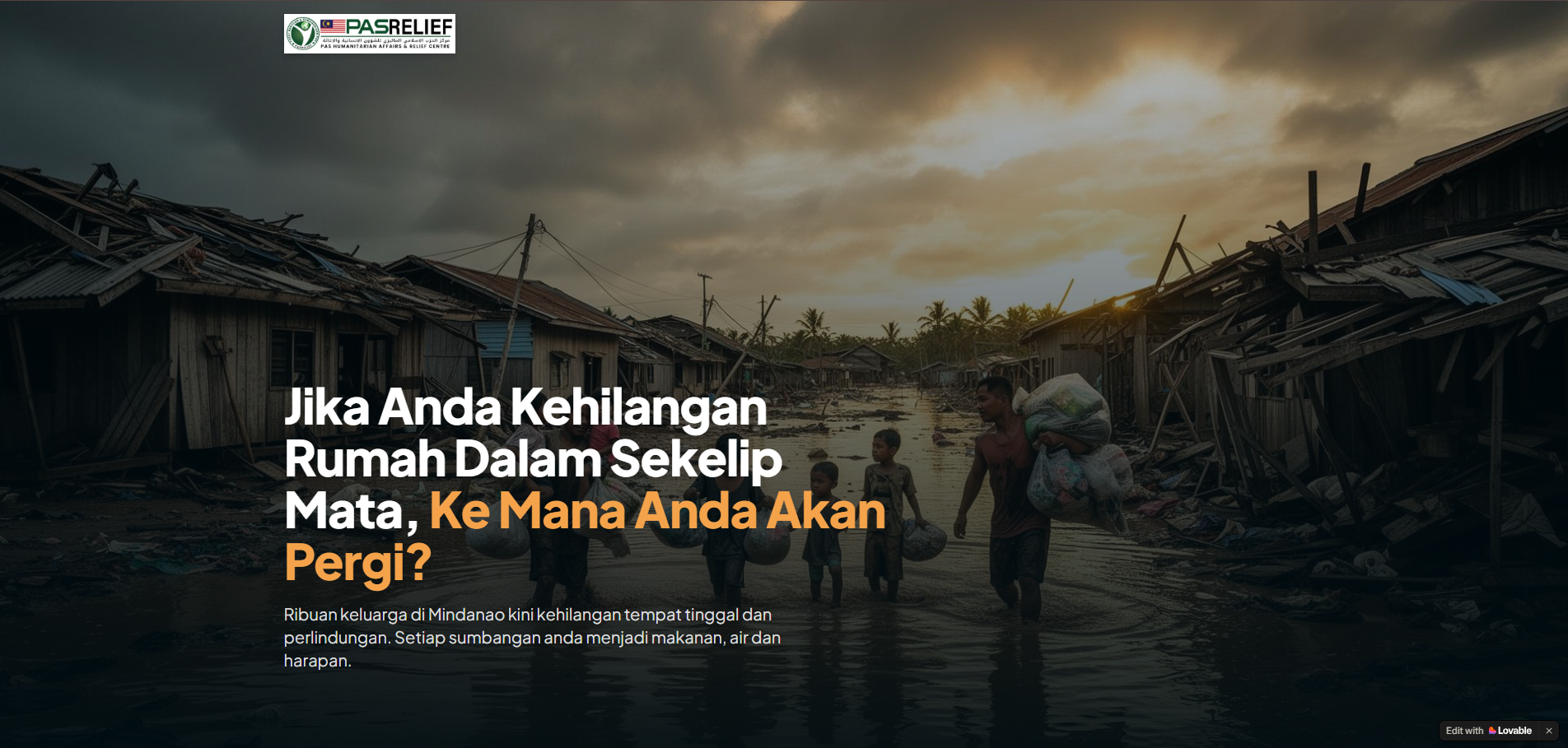 PAS Relief — Tabung Mindanao