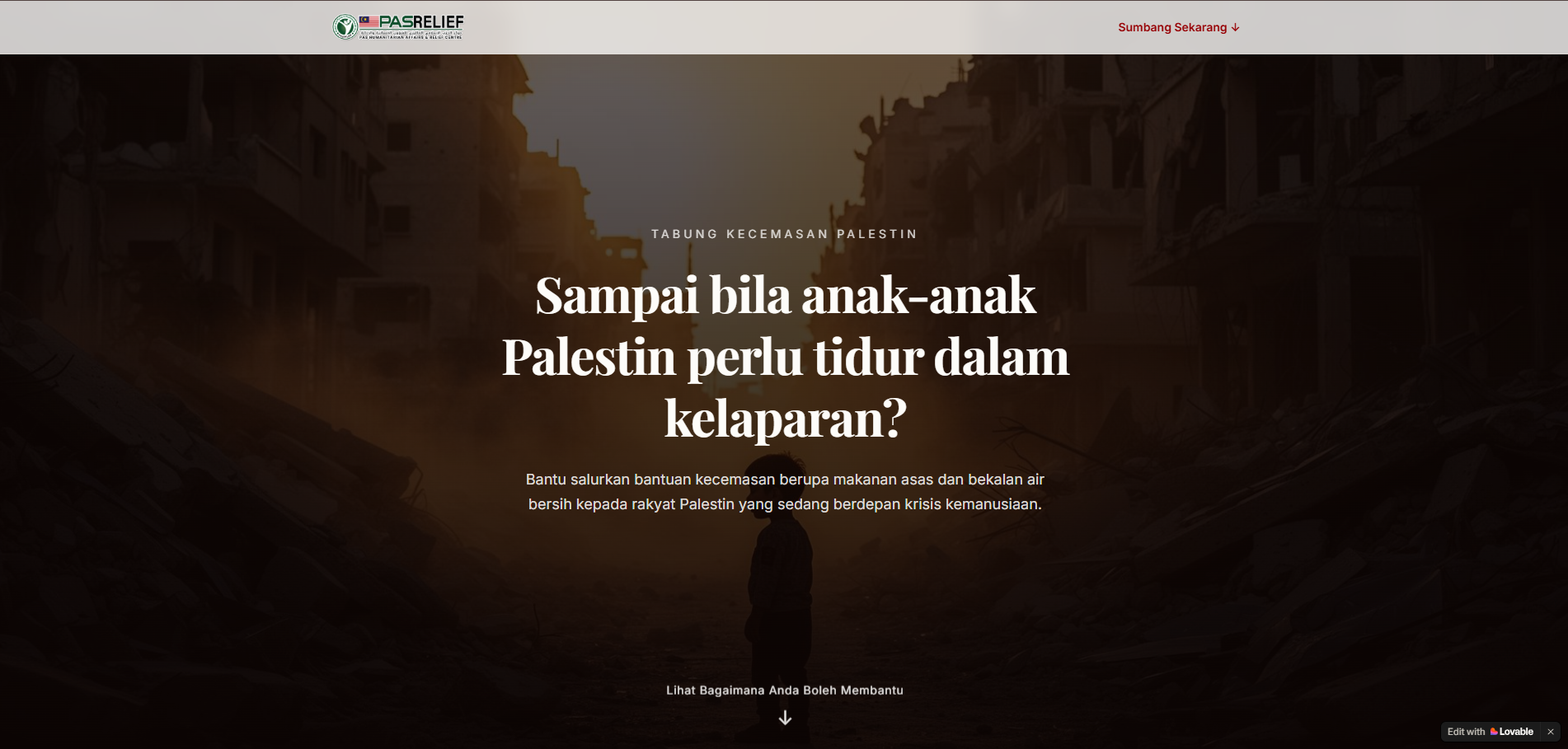 PAS Relief — Tabung Kecemasan Palestine